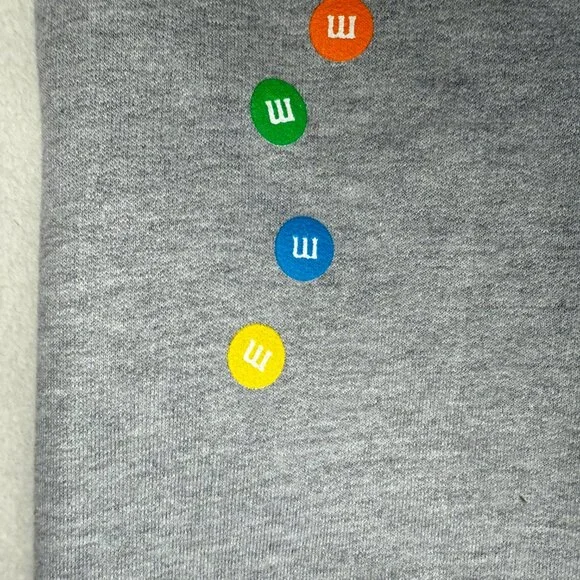 authentic M&M’s x Champion grey sweatpants limited edition